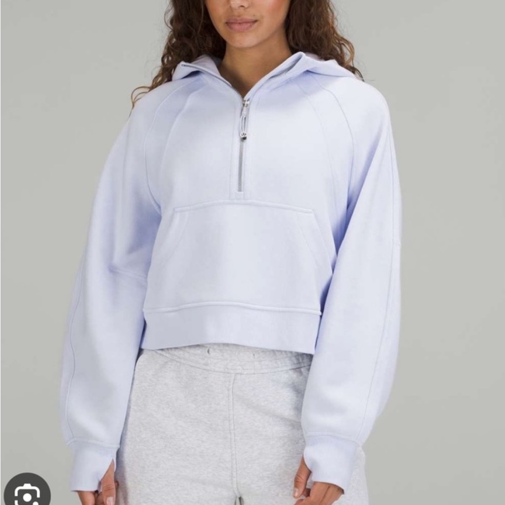 Women’s lululemon blue scuba hoodie xs